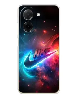 Чехол для Xiaomi Redmi A5 (EU) с картинкой «Огненный логотип Nike»