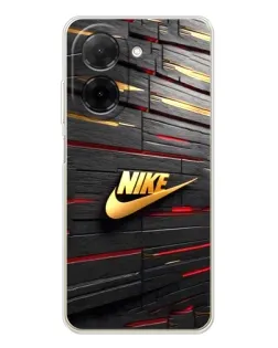 Чехол для Xiaomi Redmi A5 (EU) с картинкой «Золотой Nike на металле»