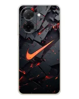 Чехол для Xiaomi Redmi A5 (EU) с картинкой «Nike — эффект разломов»
