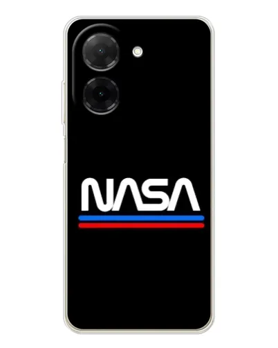 Чехол для Xiaomi Redmi A5 (EU) с картинкой «NASA — классика Red Blue»