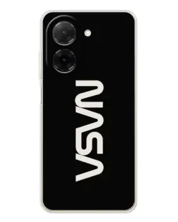 Чехол для Xiaomi Redmi A5 (EU) с картинкой «NASA — вертикальный логотип»