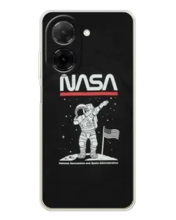 Чехол для Xiaomi Redmi A5 (EU) с картинкой «NASA — шагаем по Луне»