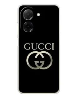 Чохол для Xiaomi Redmi A5 (EU) з картинкою «Gucci — золото на чорному»