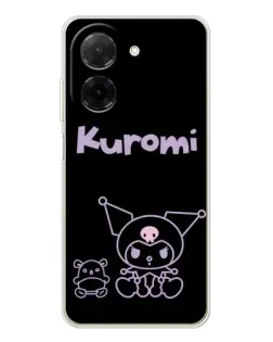 Чохол для Xiaomi Redmi A5 (EU) з картинкою «Kuromi — чорний мінімалізм» Чохол для Xiaomi Redmi A5 (EU) з картинкою «Kuromi — чорний мінімалізм»