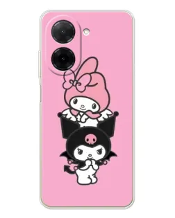 Чохол для Xiaomi Redmi A5 (EU) з картинкою «My Melody та Kuromi» Чохол для Xiaomi Redmi A5 (EU) з картинкою «My Melody та Kuromi»