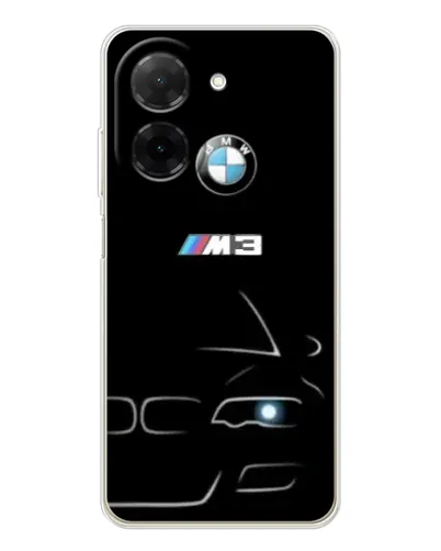 Чехол для Xiaomi Redmi A5 (EU) с картинкой «Минималистичный принт BMW M3»