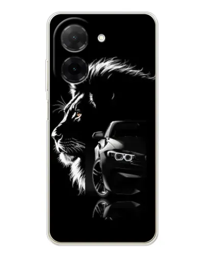 Чехол для Xiaomi Redmi A5 (EU) с картинкой «BMW и лев»