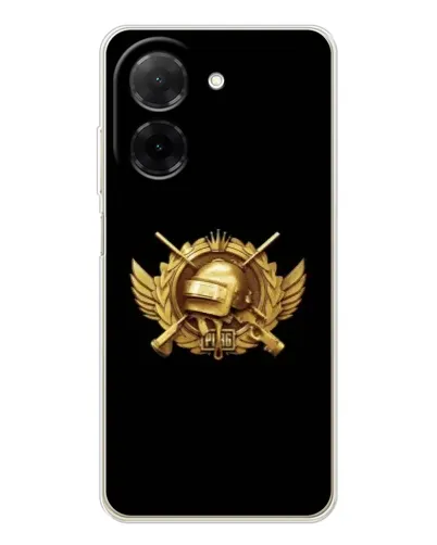 Чехол для Xiaomi Redmi A5 (EU) с картинкой «PUBG — оранжевый градиент»
