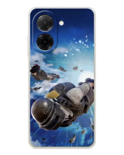 Чехол для Xiaomi Redmi A5 (EU) с картинкой «Десант PUBG — прыжок»