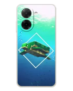 Чохол для Xiaomi Redmi A5 (EU) з картинкою «Черепаха Minecraft»