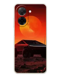 Чехол для Xiaomi Redmi A5 (EU) с картинкой «Cybertruck на Марсе»
