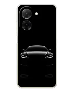 Чехол для Xiaomi Redmi A5 (EU) с картинкой «Силуэт Tesla Night»