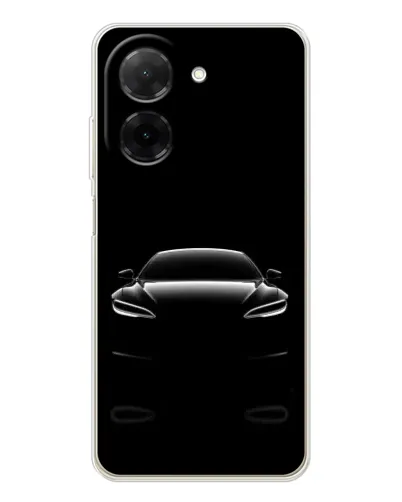 Чехол для Xiaomi Redmi A5 (EU) с картинкой «Силуэт Tesla Night»