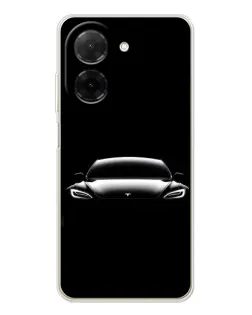 Чехол для Xiaomi Redmi A5 (EU) с картинкой «Фары Tesla Night»