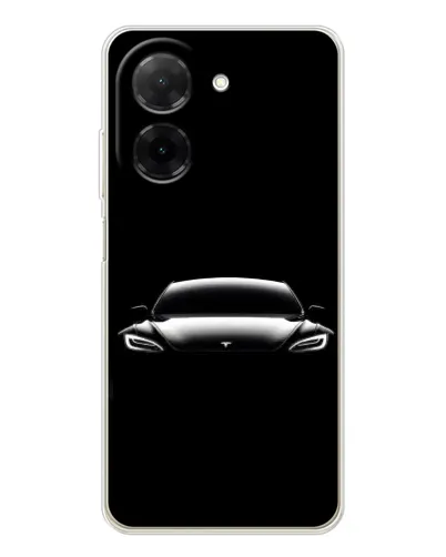 Чехол для Xiaomi Redmi A5 (EU) с картинкой «Фары Tesla Night»