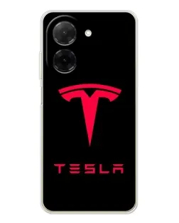 Чехол для Xiaomi Redmi A5 (EU) с картинкой «Tesla Red Logo»