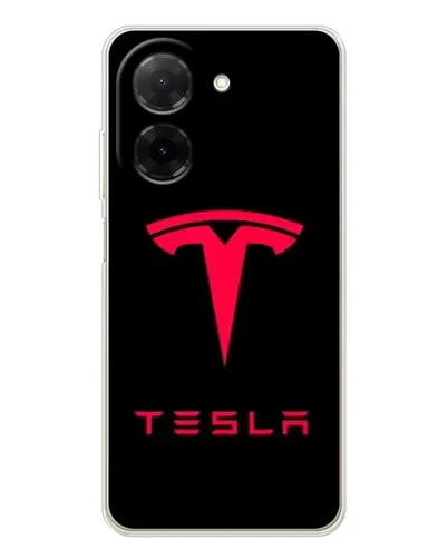 Чехол для Xiaomi Redmi A5 (EU) с картинкой «Tesla Red Logo»