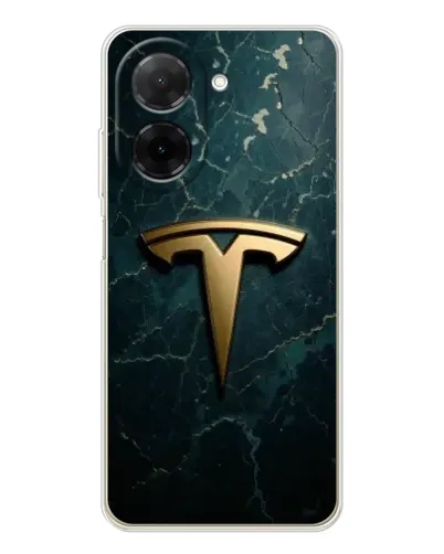 Чехол для Xiaomi Redmi A5 (EU) с картинкой «Мраморная Tesla Gold»