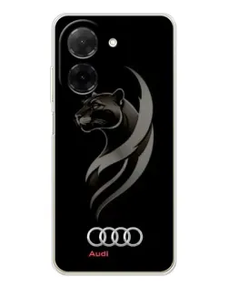 Чехол для Xiaomi Redmi A5 (EU) с картинкой «Графика — пантера и Audi»