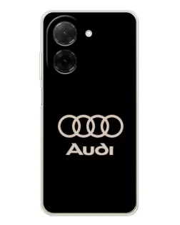 Чехол для Xiaomi Redmi A5 (EU) с картинкой «Audi — золотой логотип»
