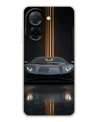 Чехол для Xiaomi Redmi A5 (EU) с картинкой «Lamborghini золотые линии»