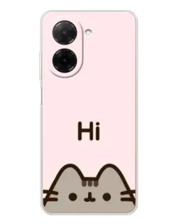 Чехол для Xiaomi Redmi A5 (EU) с картинкой «Пушин говорит Hi»