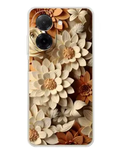 Чохол для Xiaomi Redmi A5 (EU) з картинкою «Бежевий флористичний декор» Чохол для Xiaomi Redmi A5 (EU) з картинкою «Бежевий флористичний декор»