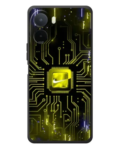 Чохол для Xiaomi Redmi A7 Pro з картинкою «Nike — золота іскра»