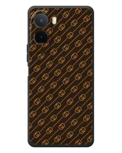 Чохол для Xiaomi Redmi A7 Pro з картинкою «Gucci — золоті діагоналі»