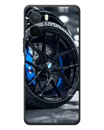 Чехол для Xiaomi Redmi A7 Pro с картинкой «Колесо BMW вблизи»