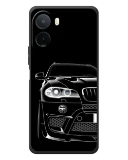 Чехол для Xiaomi Redmi A7 Pro с картинкой «Темный силуэт BMW»