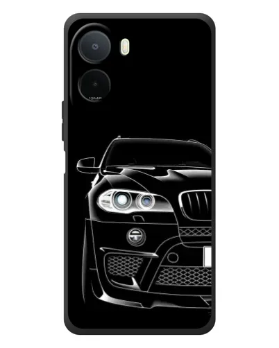 Чехол для Xiaomi Redmi A7 Pro с картинкой «Темный силуэт BMW»