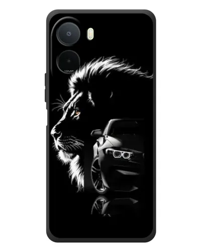 Чехол для Xiaomi Redmi A7 Pro с картинкой «BMW и лев»