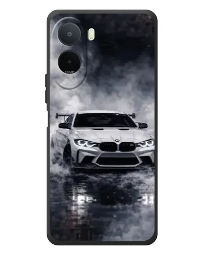 Чехол для Xiaomi Redmi A7 Pro с картинкой «BMW сквозь туман»