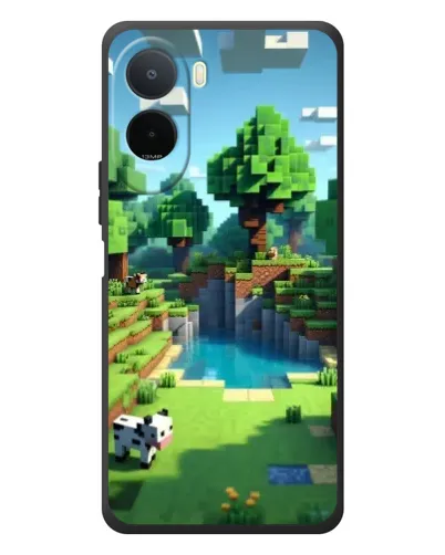 Чохол для Xiaomi Redmi A7 Pro з картинкою «Minecraft літній день»