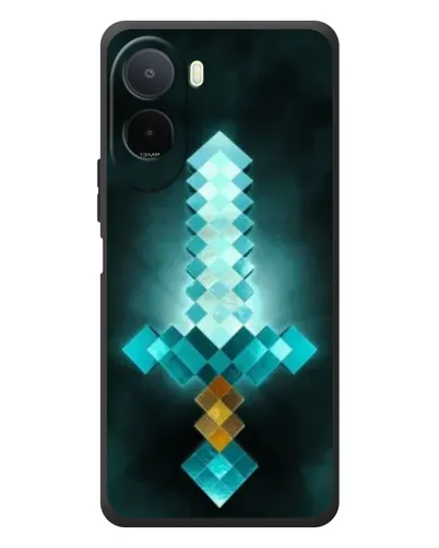 Чохол для Xiaomi Redmi A7 Pro з картинкою «Алмазний меч неон»