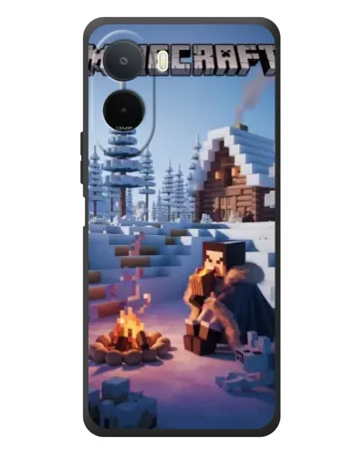 Чохол для Xiaomi Redmi A7 Pro з картинкою «Зимовий Minecraft»