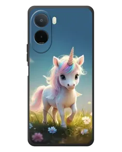Чохол для Xiaomi Redmi A7 Pro з картинкою «Єдиноріг на галявині»