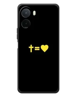 Чохол для Xiaomi Redmi A7 Pro з картинкою «Серце та Хрест»