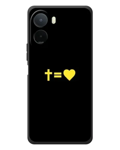Чохол для Xiaomi Redmi A7 Pro з картинкою «Серце та Хрест»