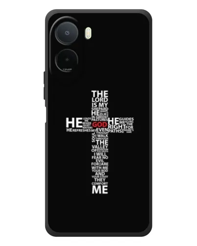 Чехол для Xiaomi Redmi A7 Pro с картинкой «Текстовый крест» Чехол для Xiaomi Redmi A7 Pro с картинкой «Текстовый крест»