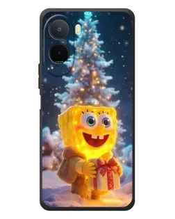 Чохол для Xiaomi Redmi A7 Pro з картинкою «Різдвяний Спанч Боб»
