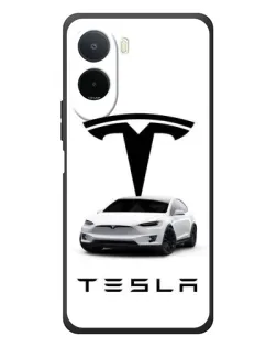 Чехол для Xiaomi Redmi A7 Pro с картинкой «Tesla White Style»