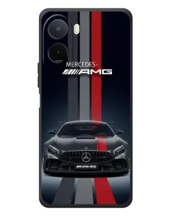 Чохол для Xiaomi Redmi A7 Pro з картинкою «Mercedes — білий карбон»