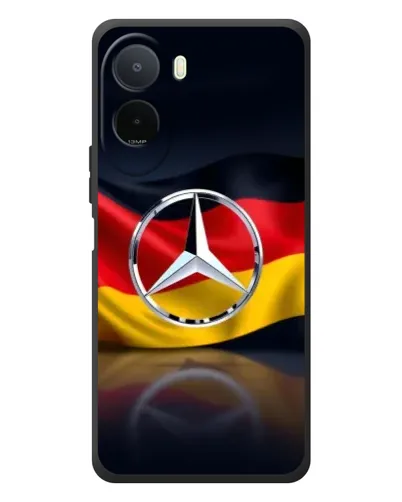 Чехол для Xiaomi Redmi A7 Pro с картинкой «Mercedes — флаг Германии»