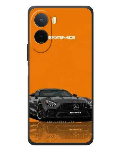 Чехол для Xiaomi Redmi A7 Pro с картинкой «Оранжевый Mercedes AMG»