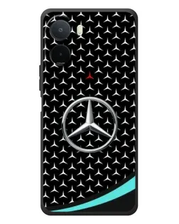 Чехол для Xiaomi Redmi A7 Pro с картинкой «Mercedes — бирюзовый акцент»