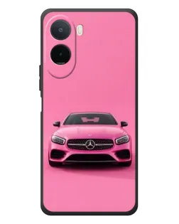 Чехол для Xiaomi Redmi A7 Pro с картинкой «Розовый Mercedes AMG»