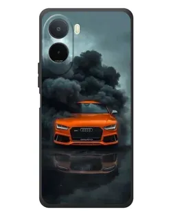 Чохол для Xiaomi Redmi A7 Pro з картинкою «Audi у хмарах диму»