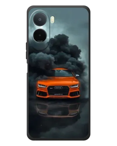 Чохол для Xiaomi Redmi A7 Pro з картинкою «Audi у хмарах диму»